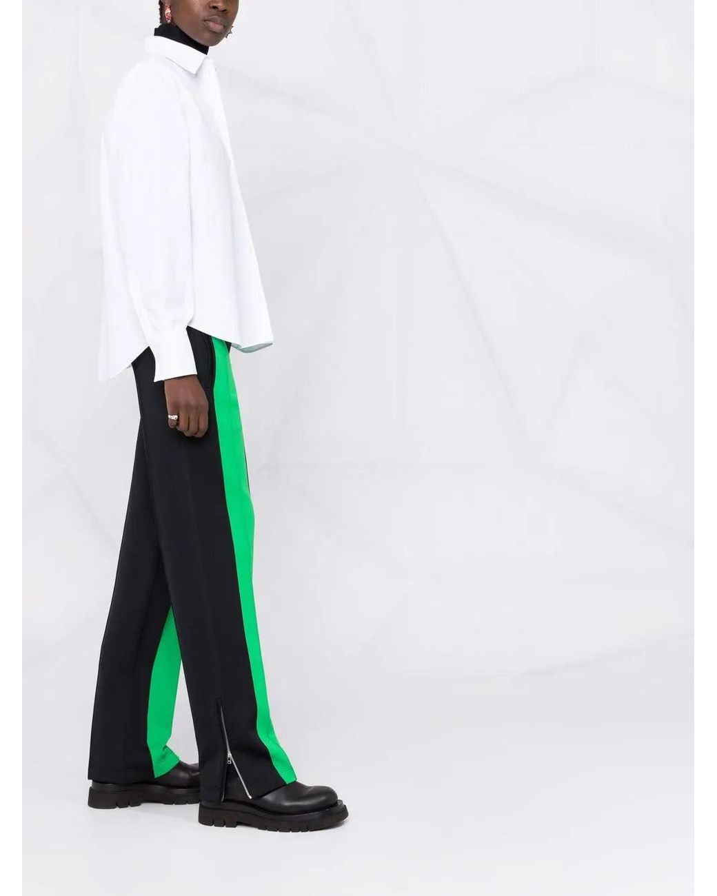 Valentino White Long-Sleeve Cotton Shirt