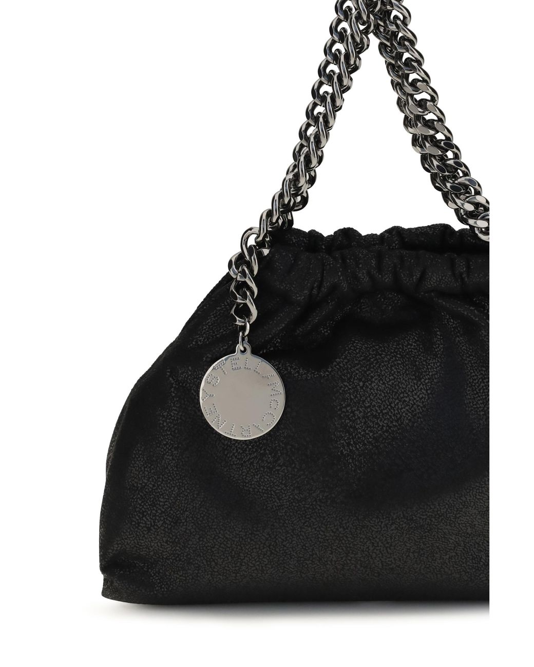 Stella McCartney Black Mini Handbag Falabella Polyester Shoulder Bags