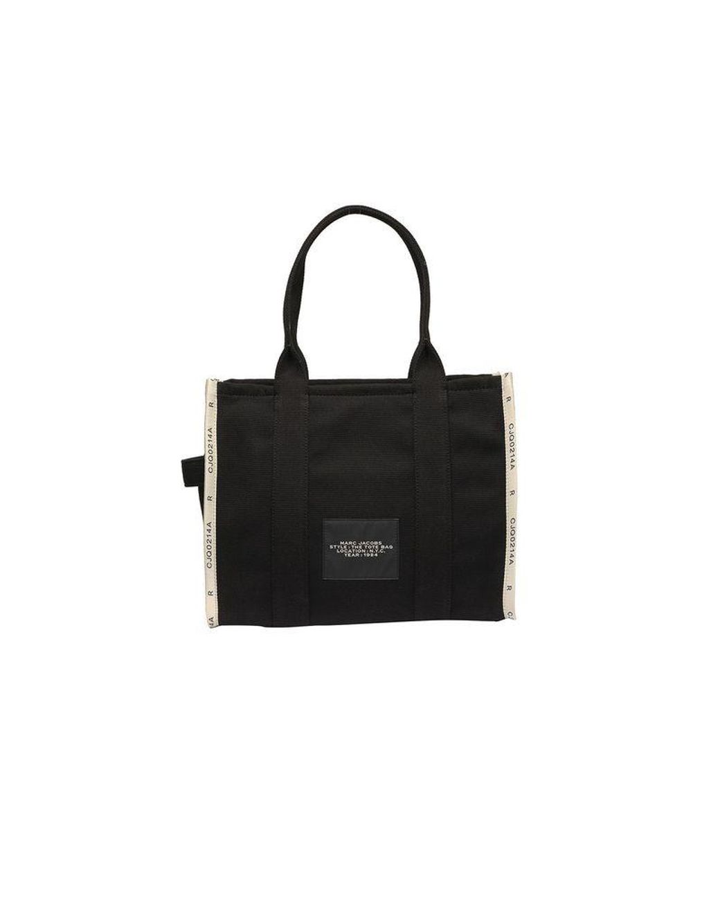 Marc Jacobs Black Tote Bag Cotton Tote-Bags