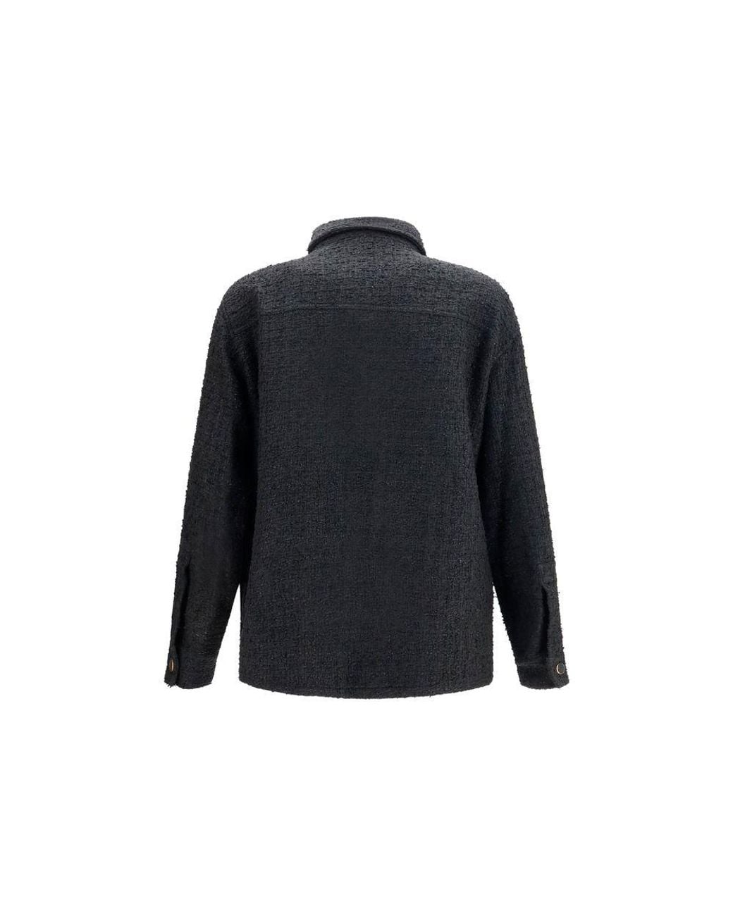 Balmain Blue Cotton Full-Length Jacket Clothing for men