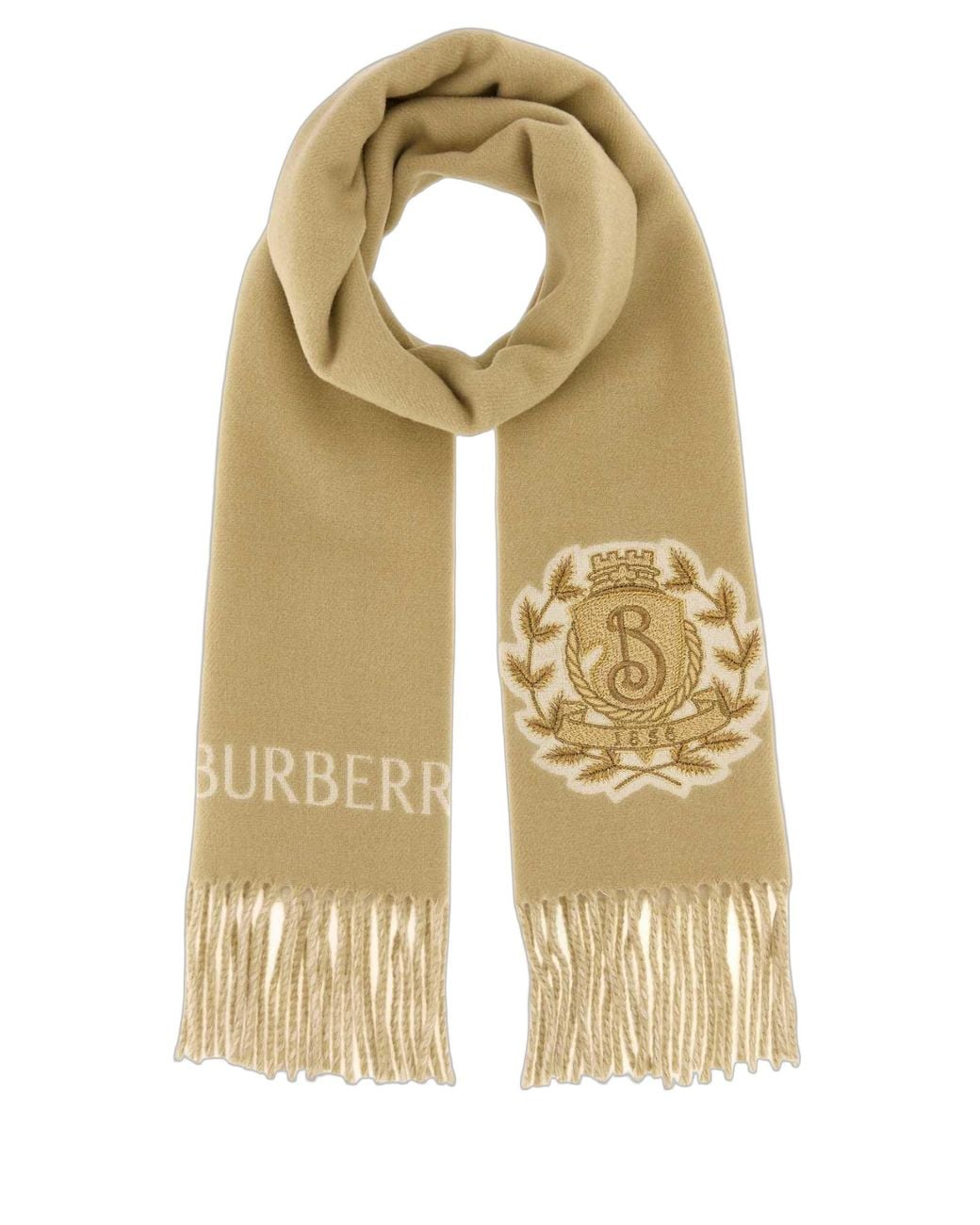 Burberry Natural Burberry Cashmere Scarf