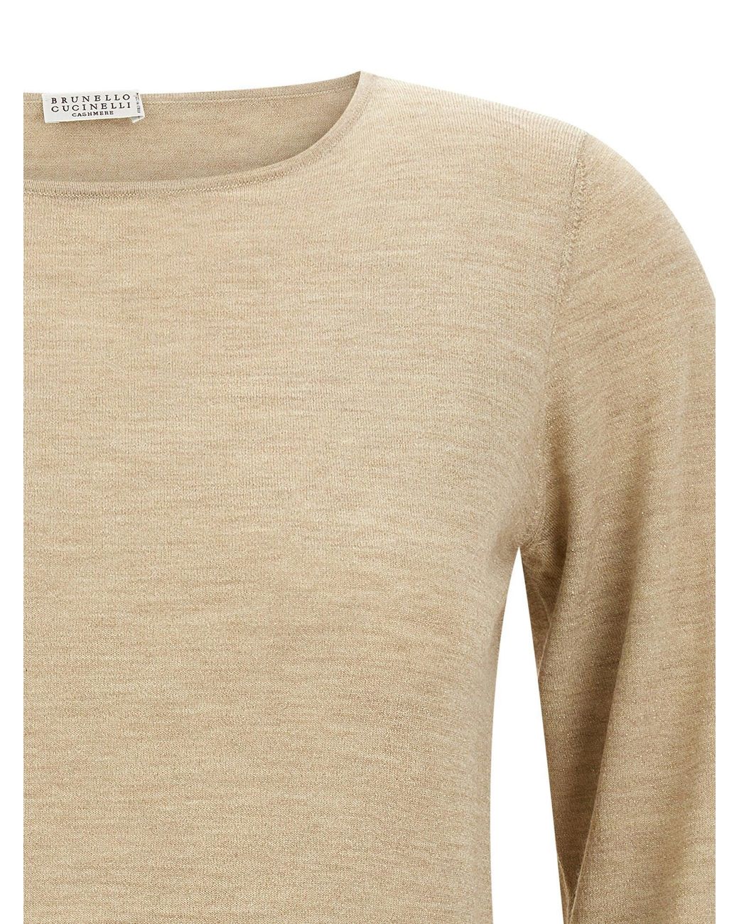 Brunello Cucinelli Natural Scollo Sweater