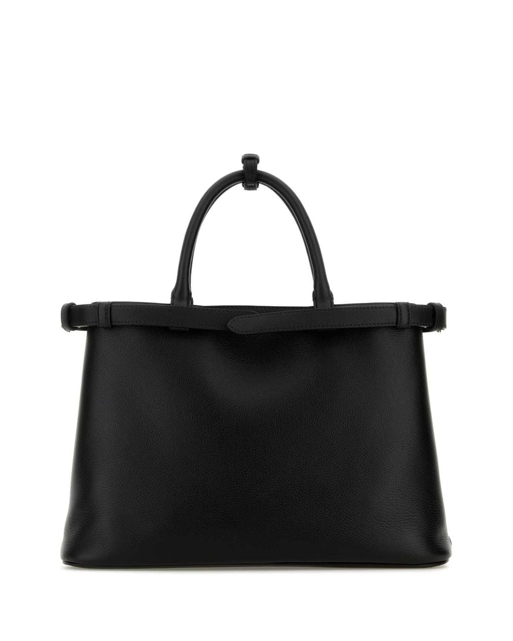 Prada Black Prada Leather Top Handle Bag
