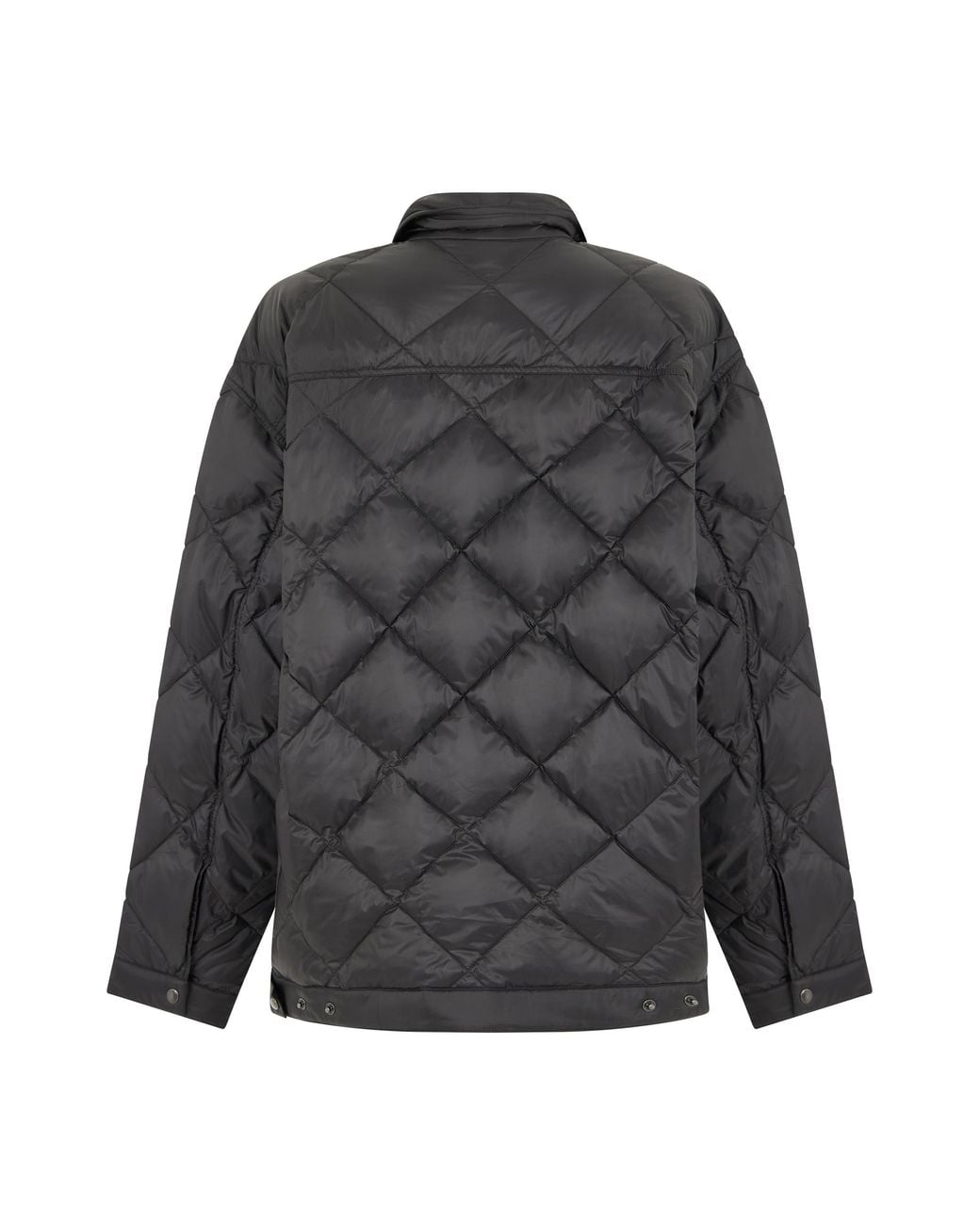 Prada Gray Padded Jacket Polyester & Down for men
