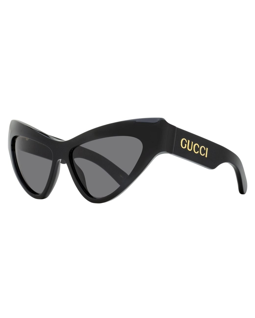 Gucci Black Extreme Cat Eye Sunglasses Gg1294S 001 57Mm Plastic (Acetate)