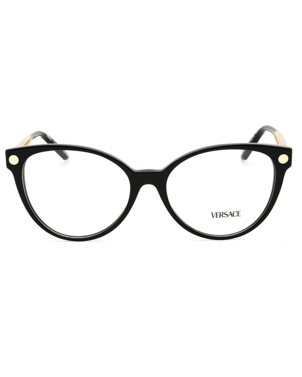 Versace Black Versace 0Ve3353 Cat Eye Eyeglasses