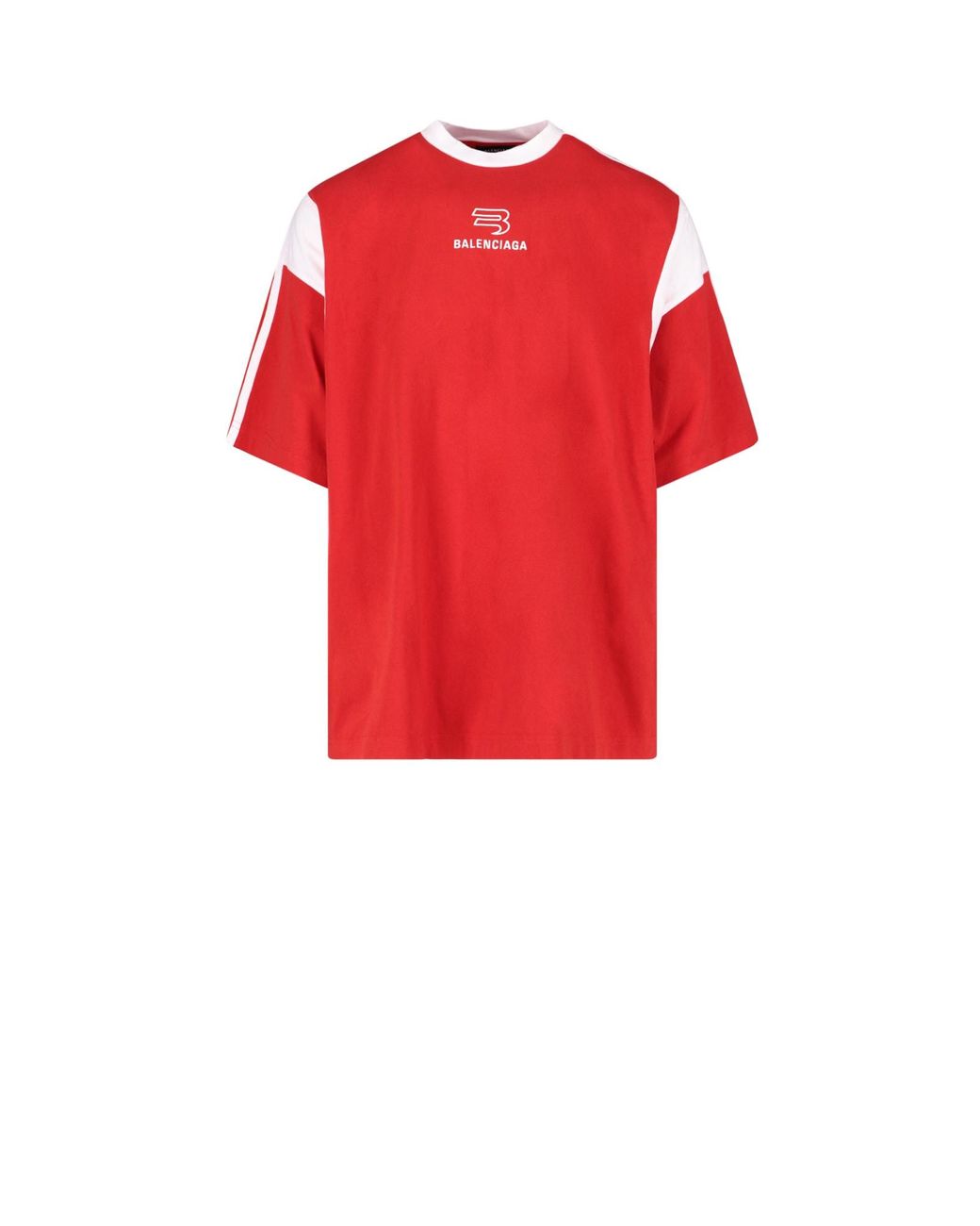 Balenciaga red t shirt sales