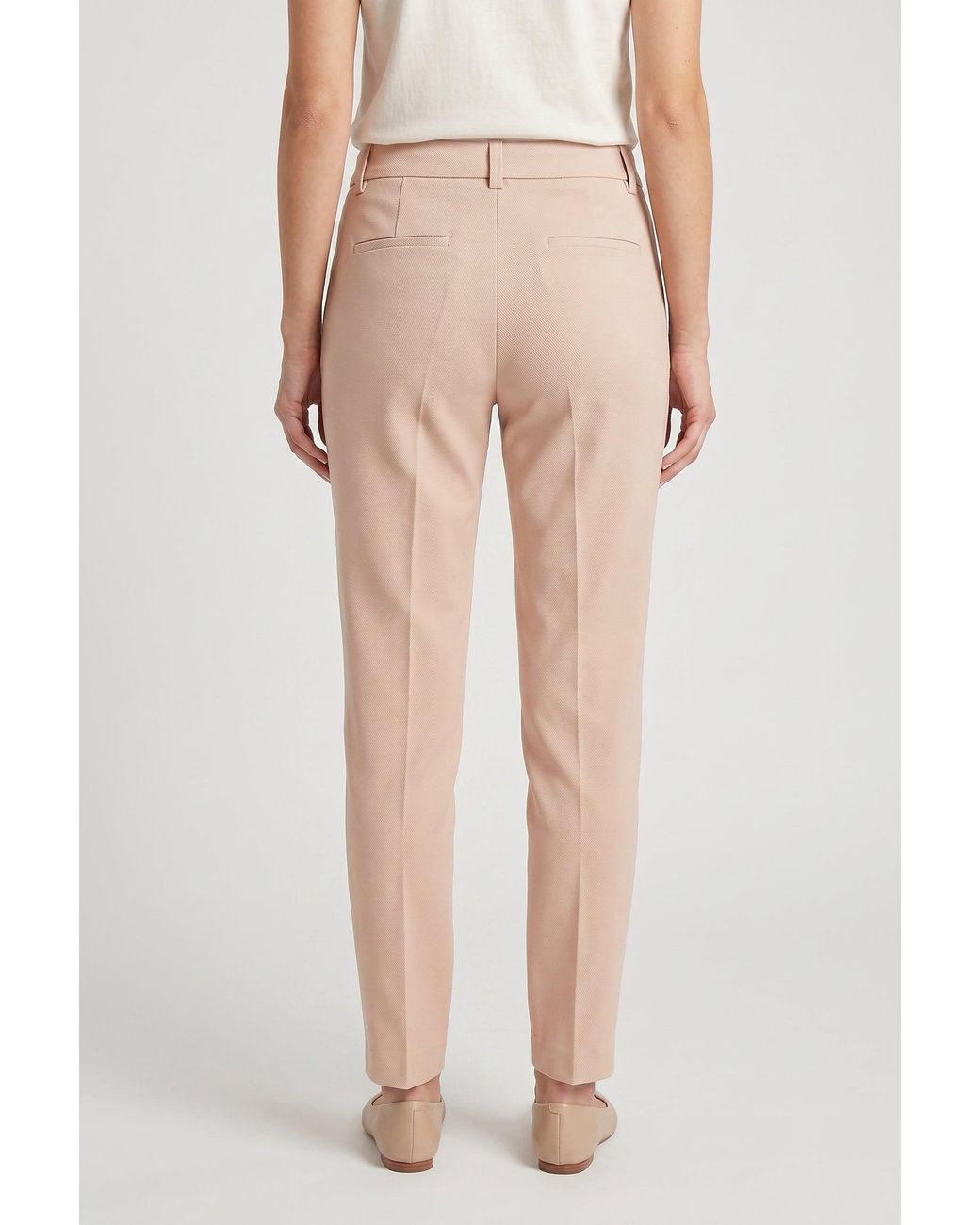 Brunello Cucinelli Pink Light Tailored Trousers