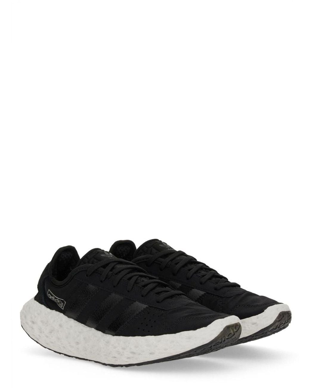 Adidas Black Zponge Sneakers Polyester Trainers
