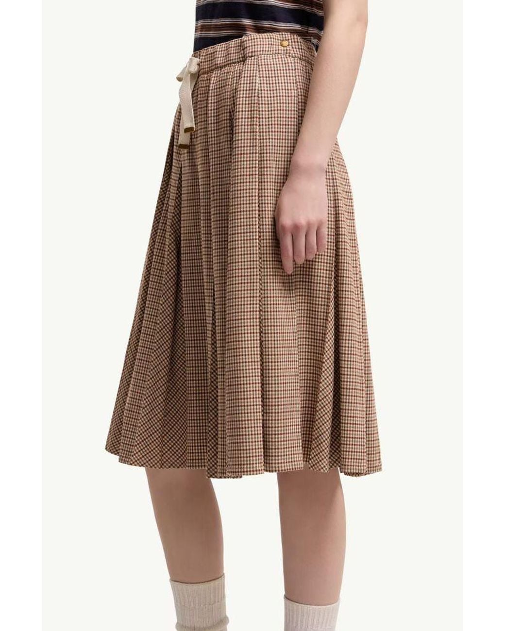 Moncler Natural Moncler H26 Skirt