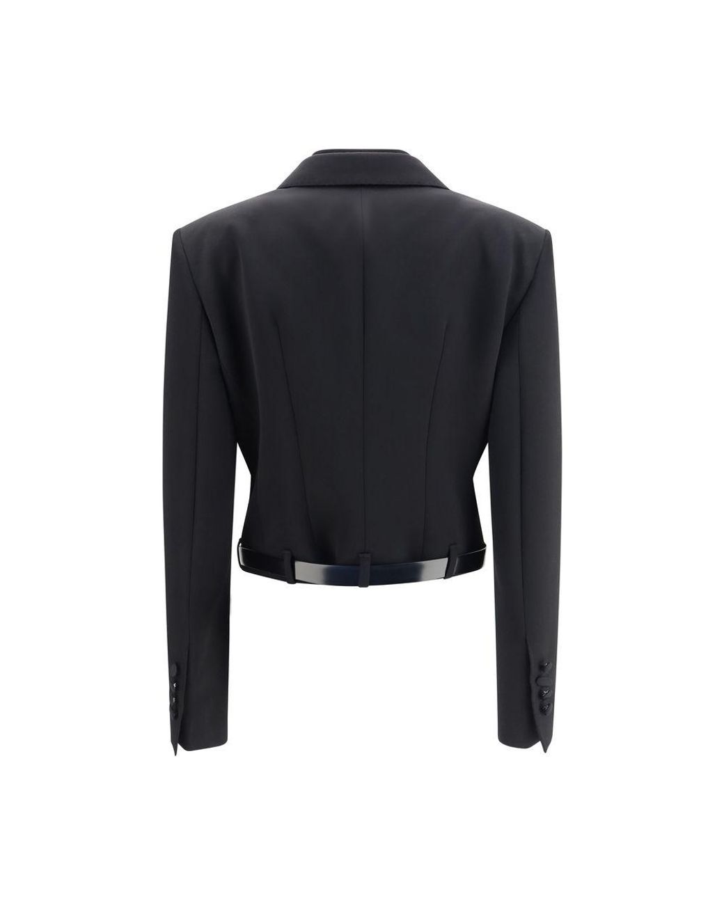 Dolce & Gabbana Black Wool Oves Aries Jacket