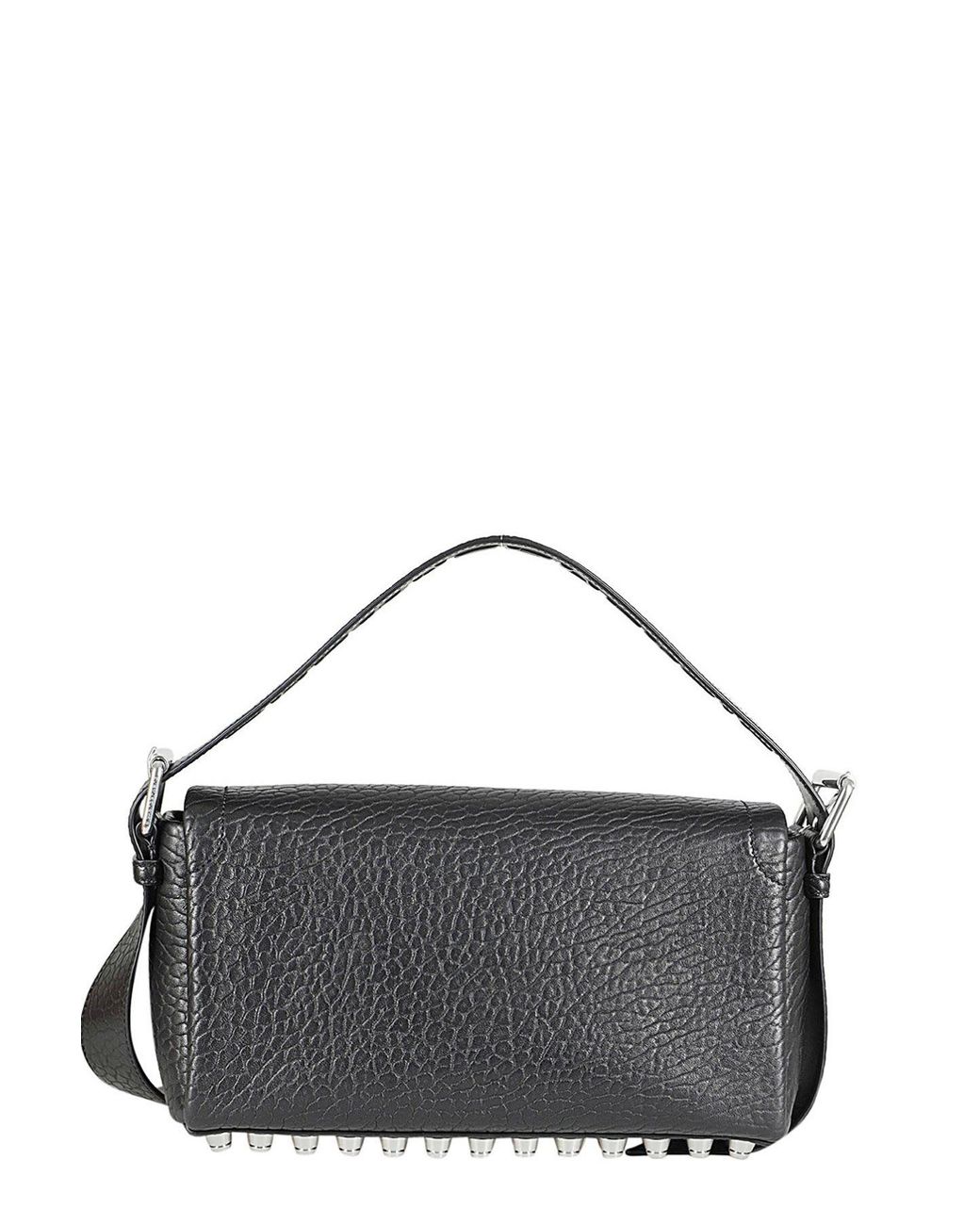 ショルダーバッグ・ポシェット Ricco Medium Flap Bag - Alexander Wang - Leather - Black Black Leather Ricco Medium Flap Bag in BLACK | alexanderwang®