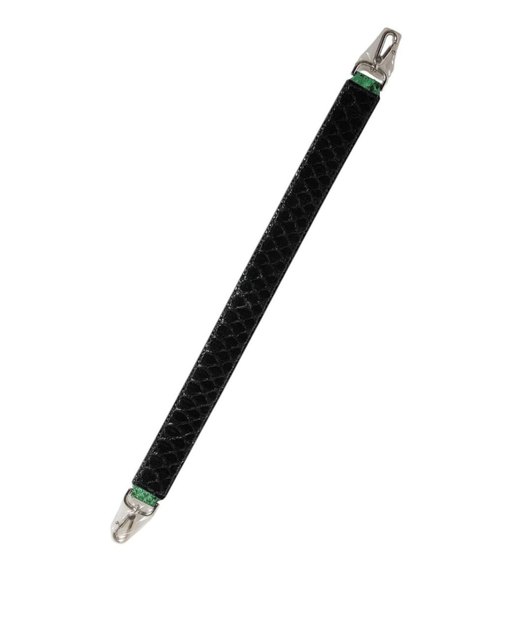 Dolce & Gabbana Green Dolce & Gabbana Python Leather Shoulder Strap