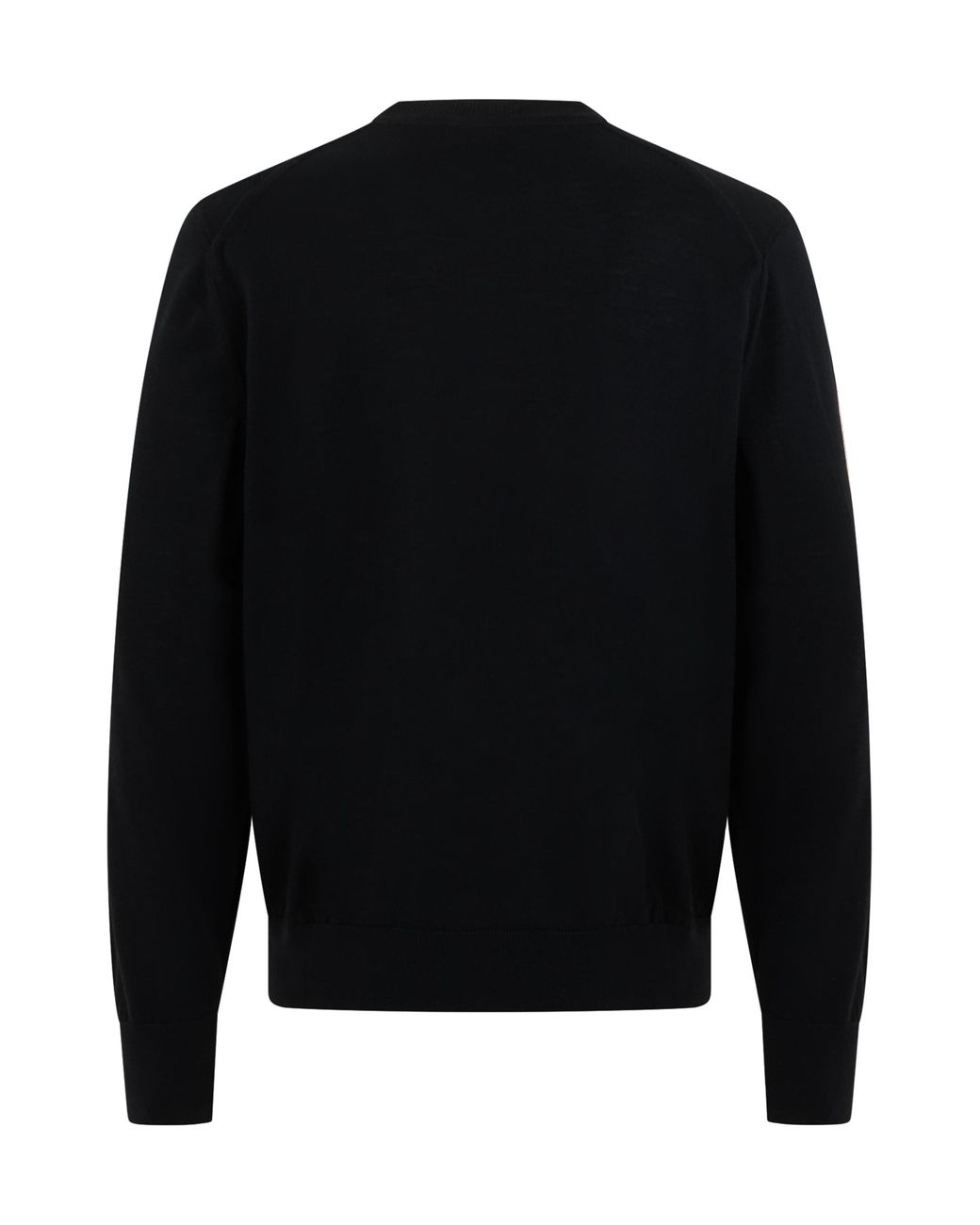 Boss Black Crew Neck Sweater Virgin Wool Sweatshirts for men
