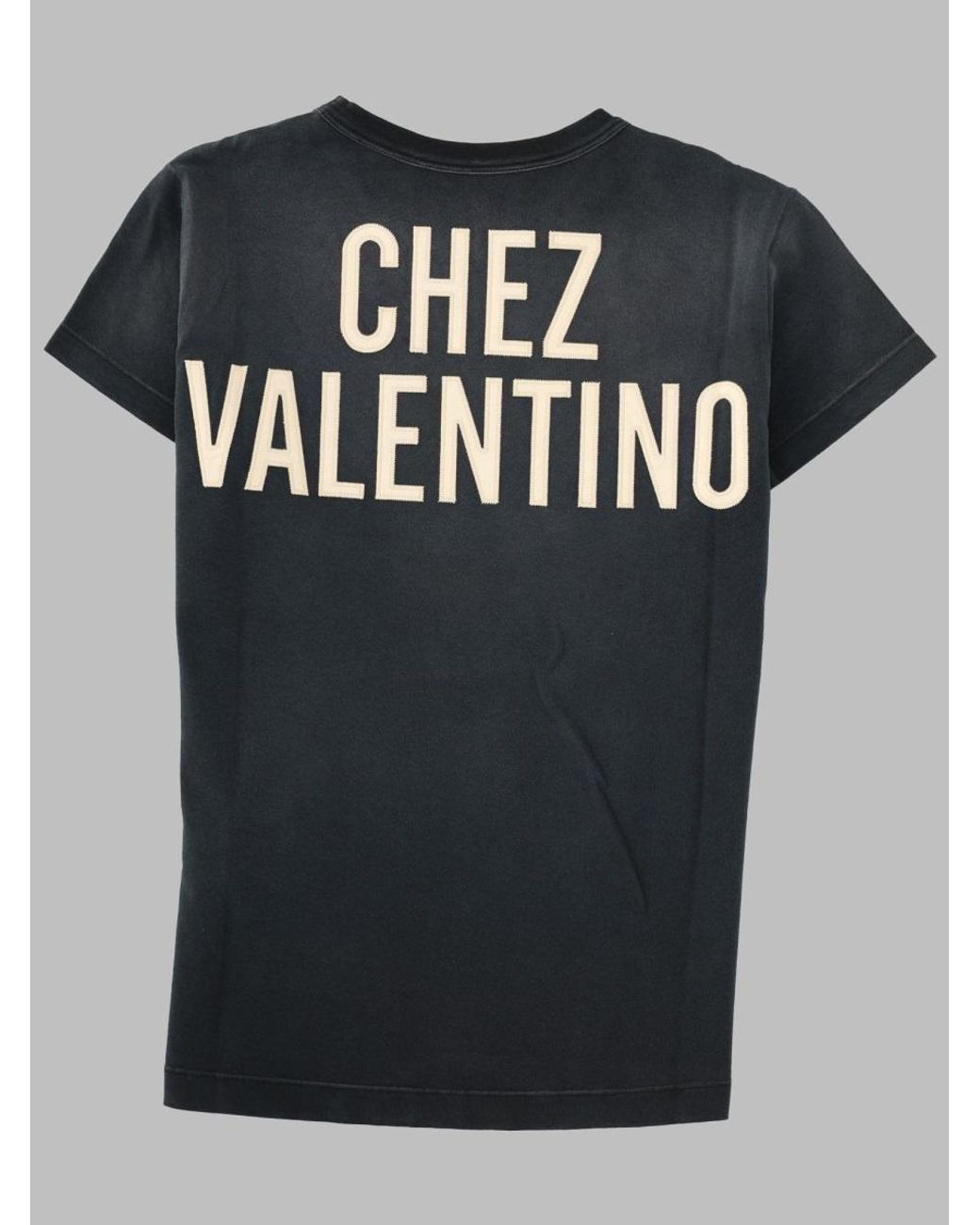 Valentino Black Printed Cotton T-Shirt T-Shirts