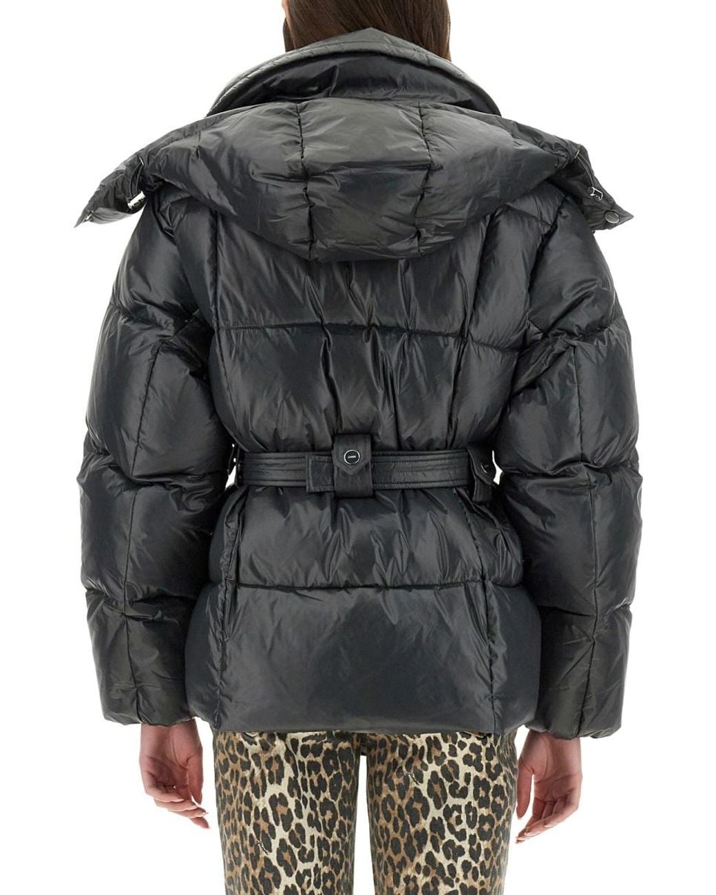 Ganni Black Recycled Nylon Jacket