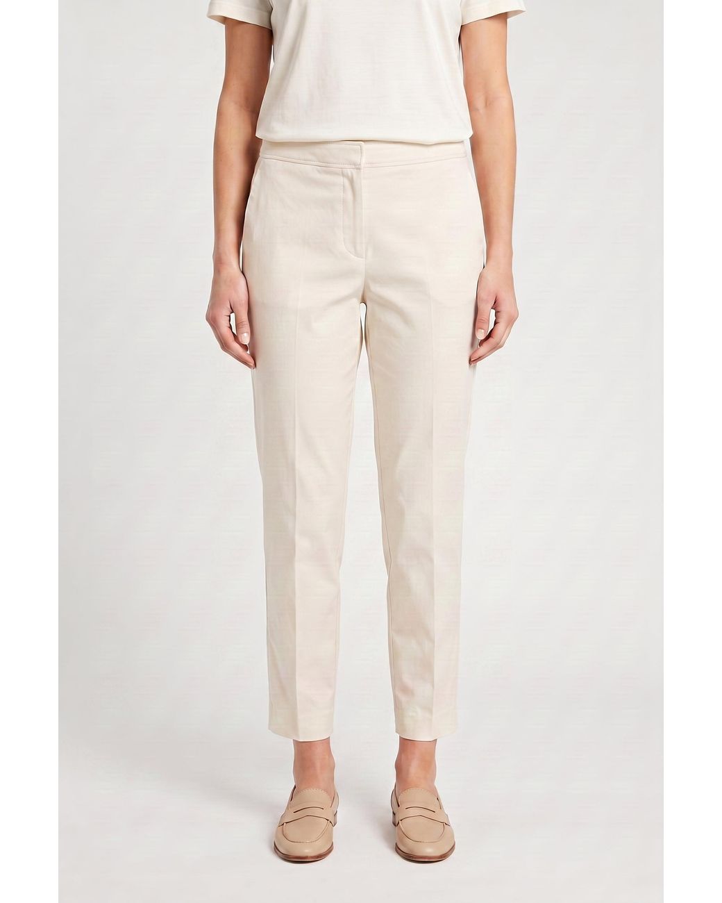 Brunello Cucinelli Natural Light Tailored Trousers