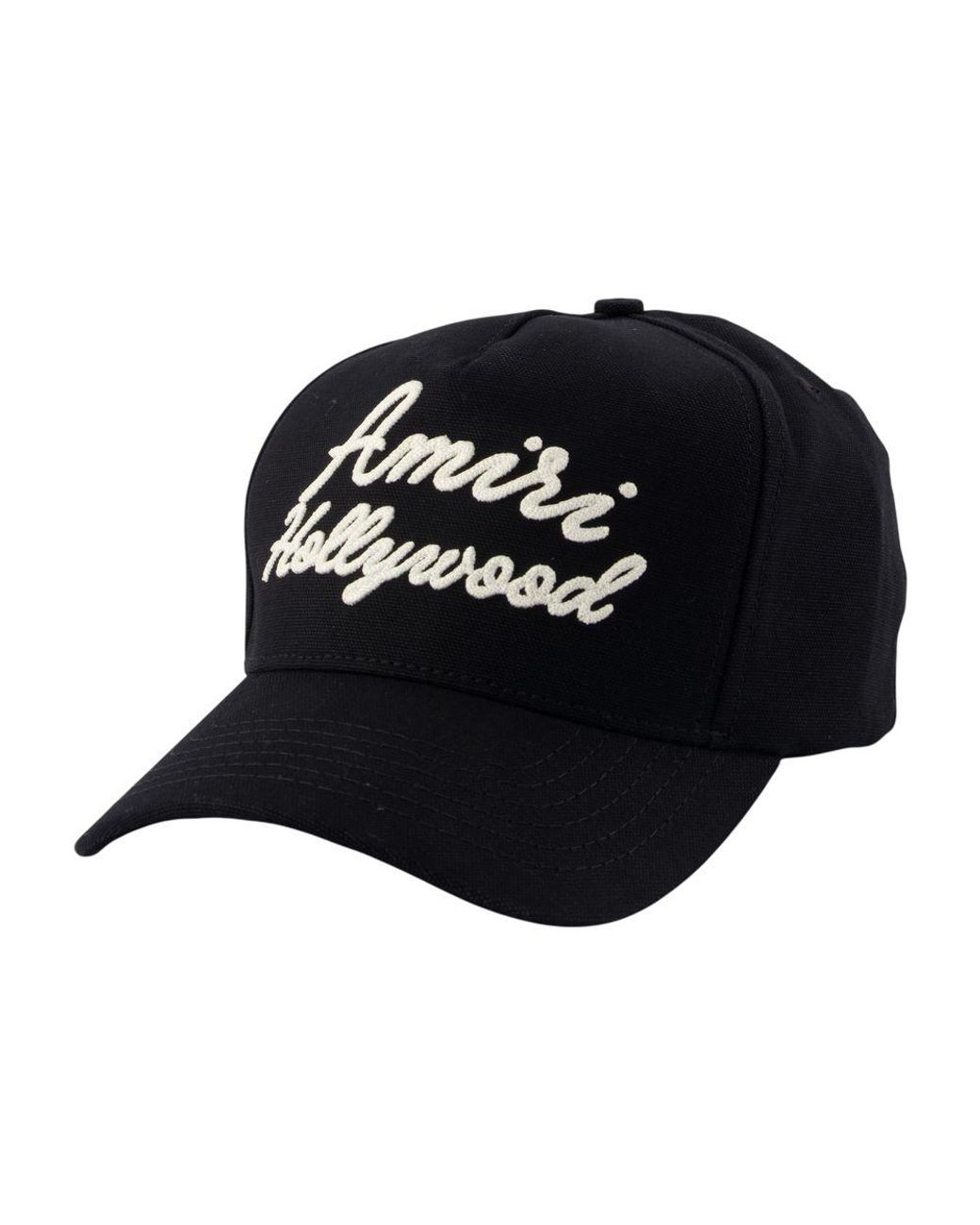 Amiri Black Hollywood Canvas Cap for men