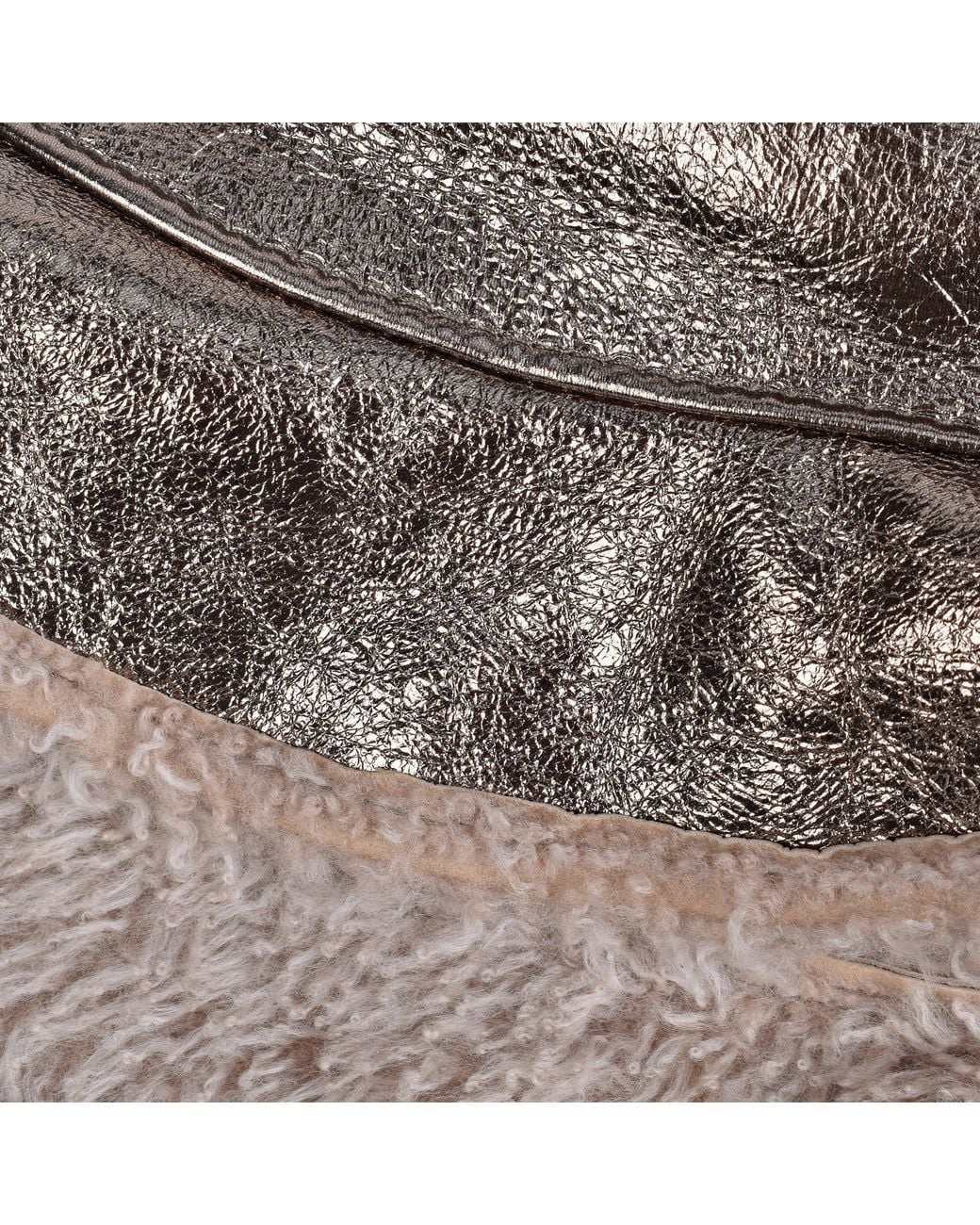 Brunello Cucinelli Brown Bamboo Bronze Foil Bucket Hat