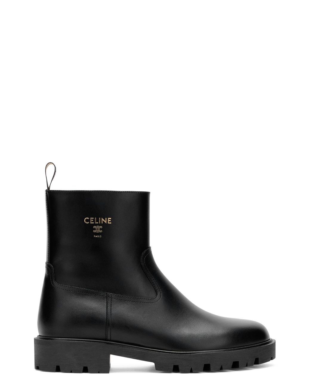 Céline Black Margaret Boots Leather Calfskin