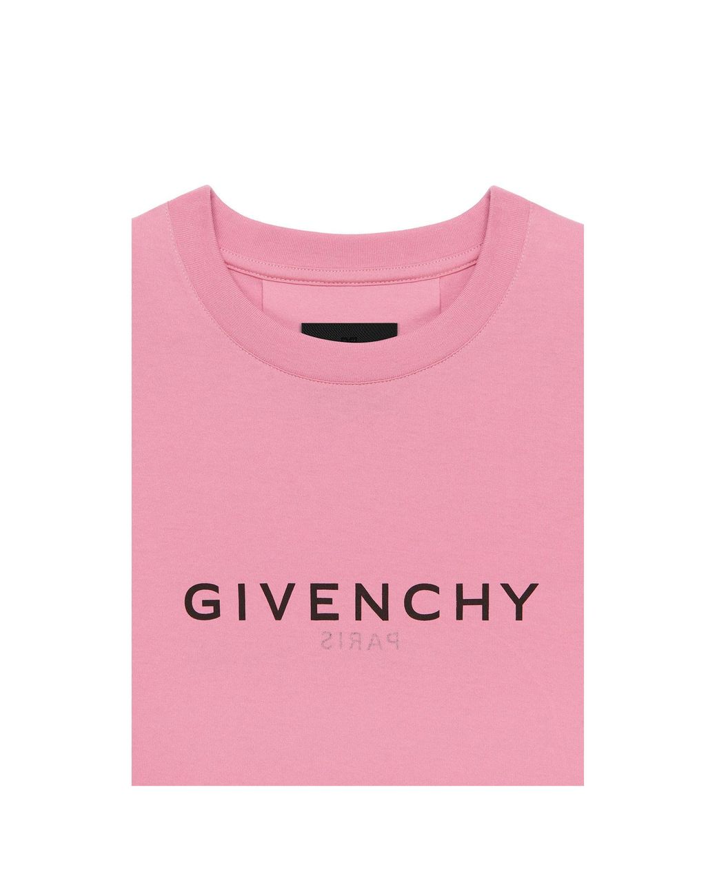 Givenchy Logo T-shirt in Pink | Lyst