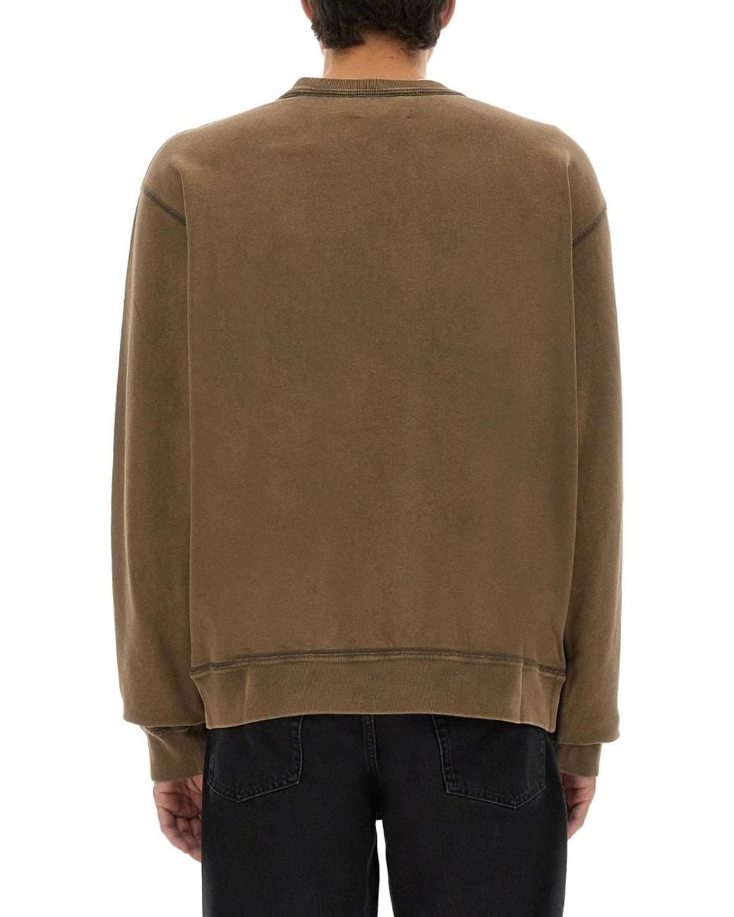 Isabel Marant Natural Sweatshirt With Logo Cotton Sweatshirts for men