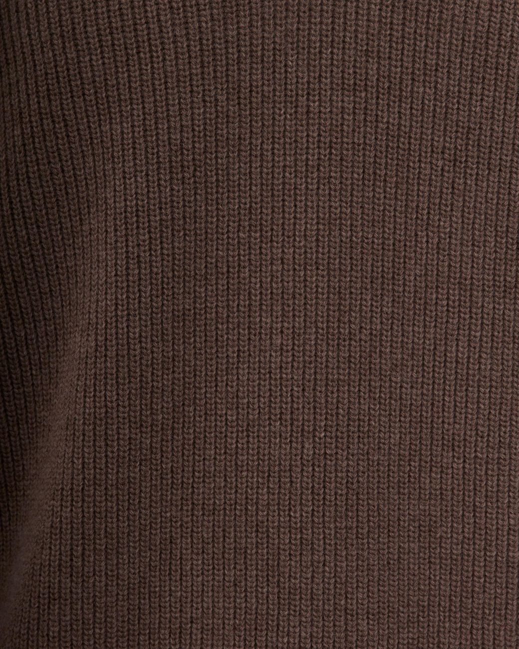 Ballantyne Brown Polo Sweater Fisherman Rib Wool Jumpers for men