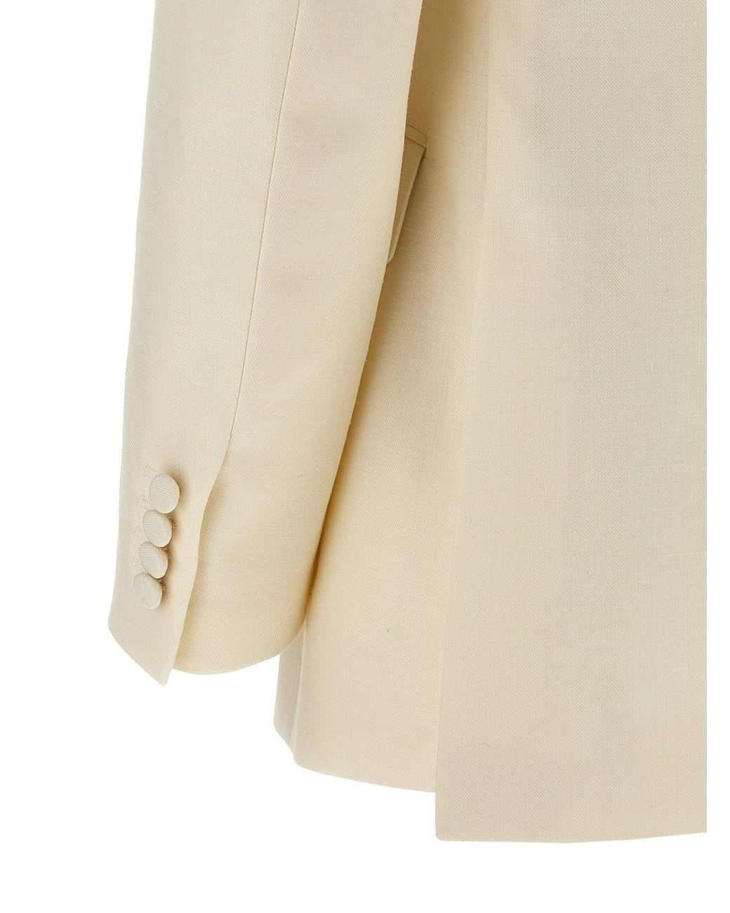 Brioni Natural Flavia Blazer
