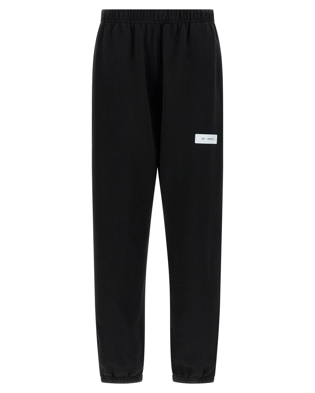 MM6 by Maison Margiela Black Sweatshirt Joggers Cotton Pant