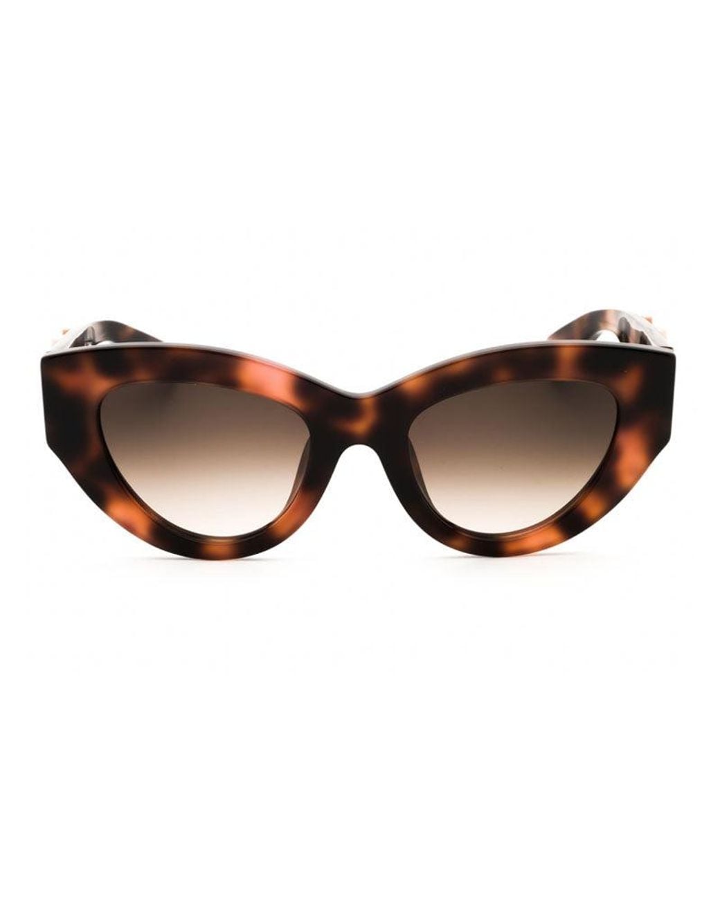 Roberto Cavalli Brown Roberto Cavalli Src009M Cat-Eye Tortoiseshell Sunglasses