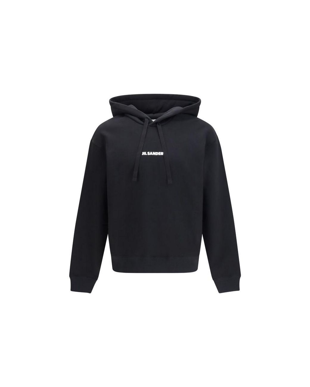 Jil Sander Blue Black Cotton Sweatshirt for men