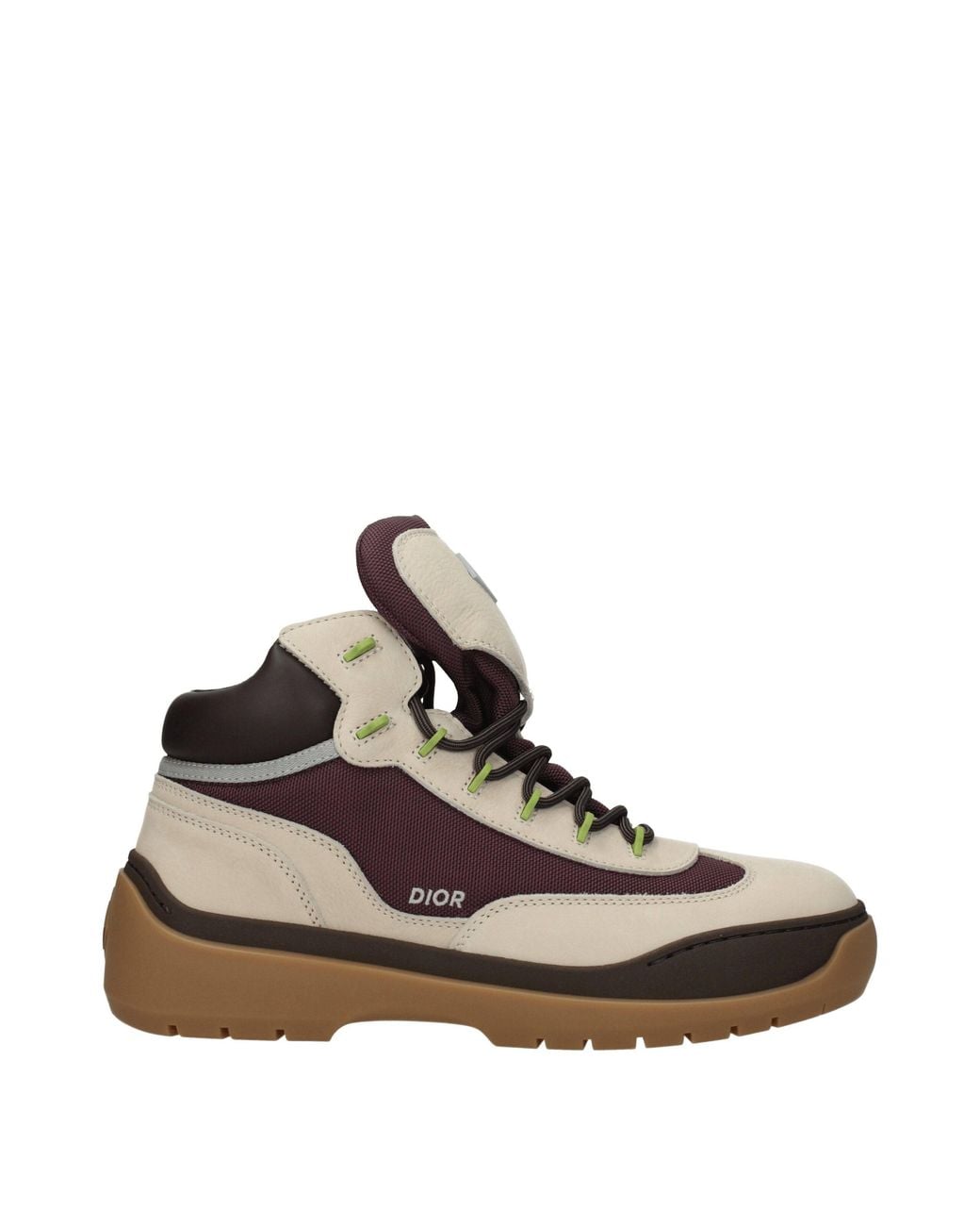 Dior Brown Leather Ankle Boots for men