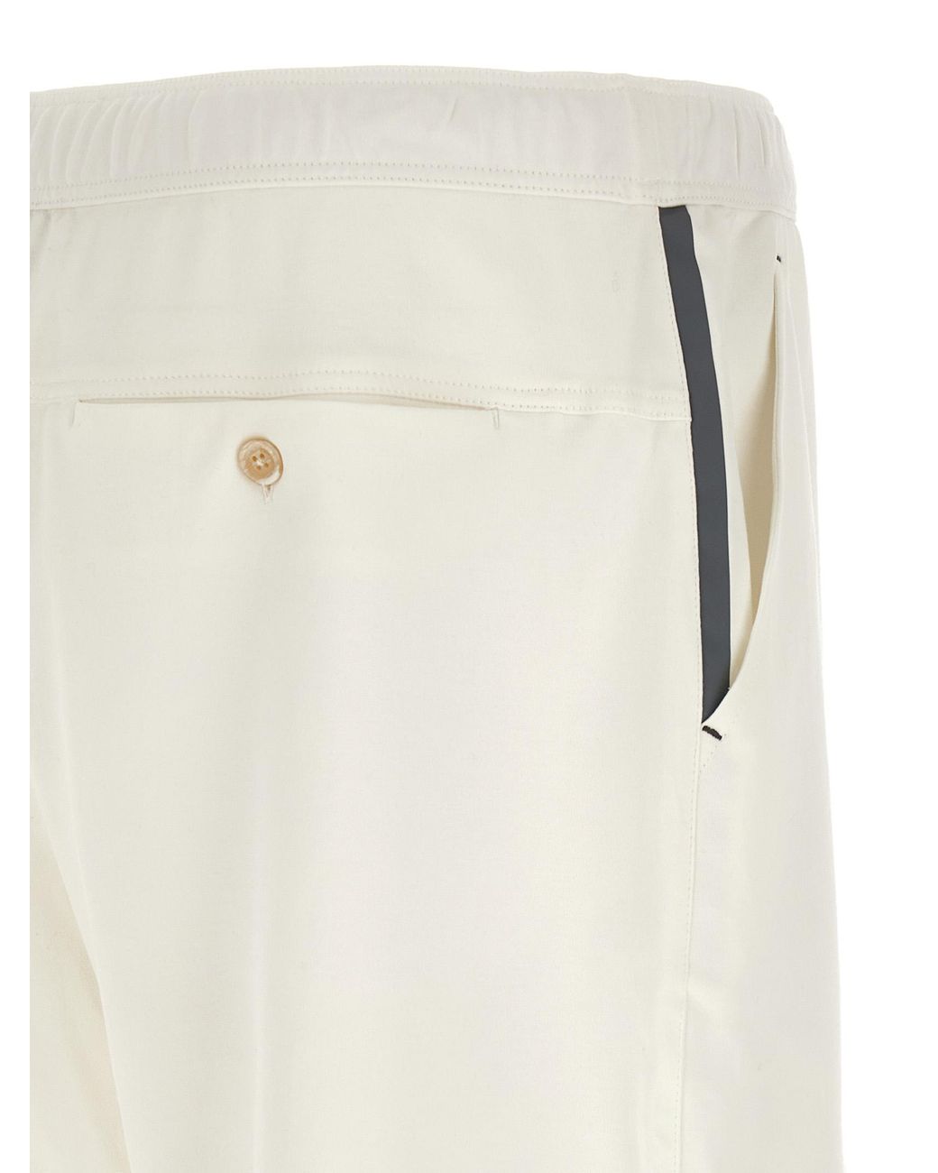 Brunello Cucinelli Natural Cotton Bermuda Shorts for men