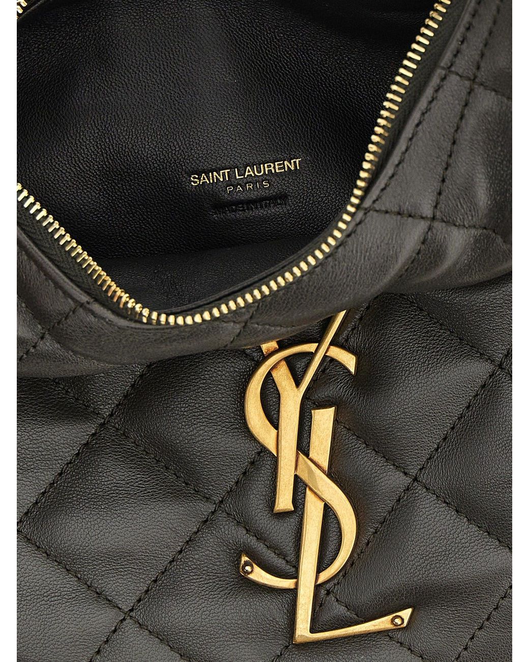 Saint Laurent Black 'Icarino' Baby Handbag