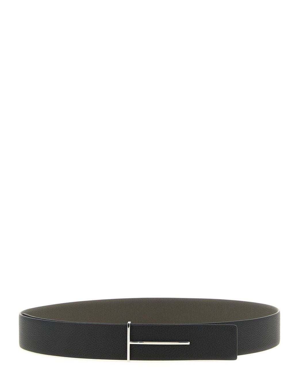 Tom Ford White Icon Belt for men