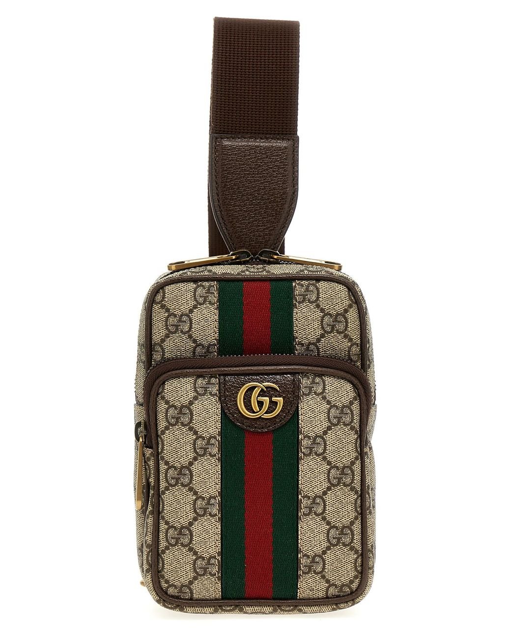 Gucci Ophidia Crossbody Bag in Natural Lyst