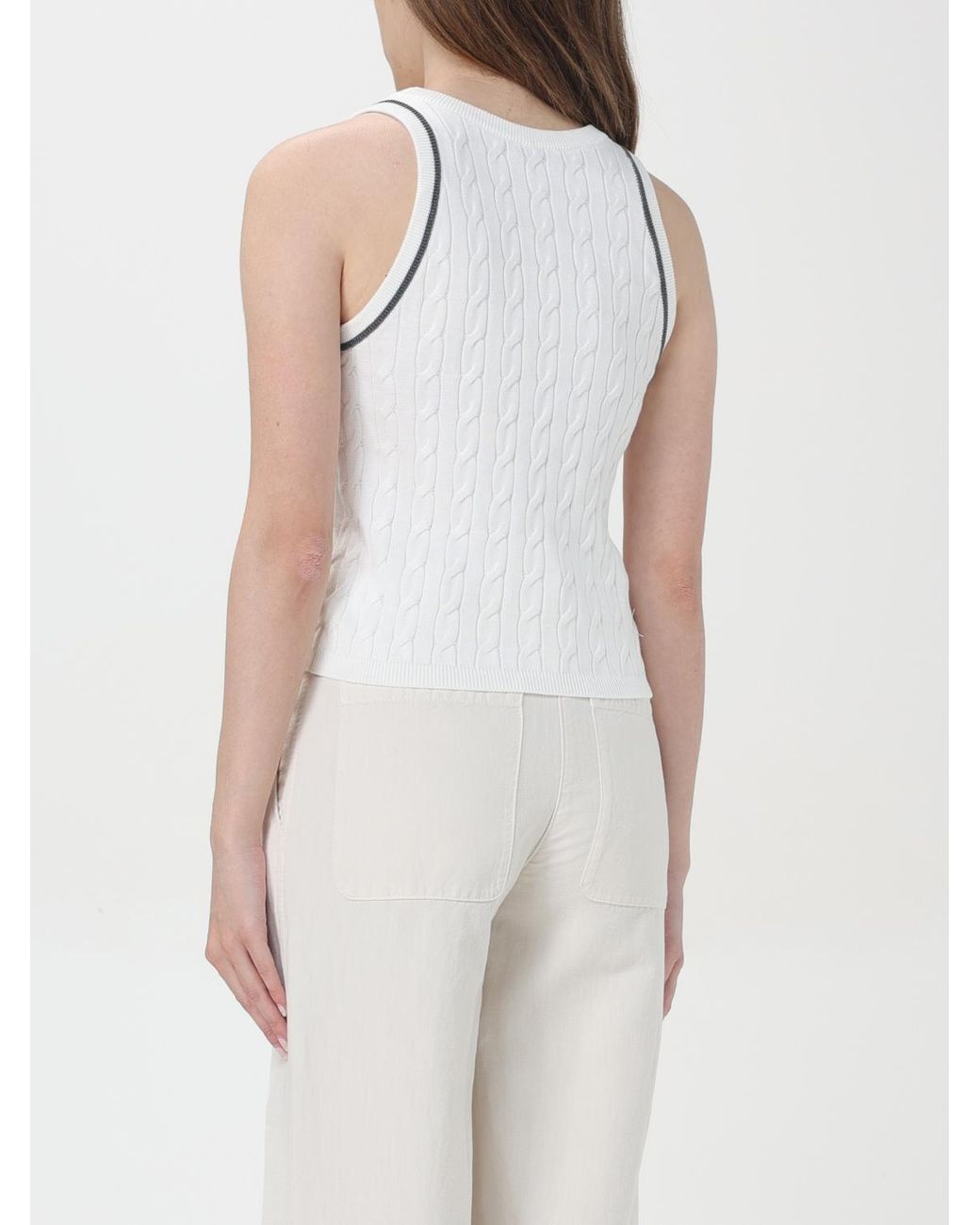 Brunello Cucinelli White Top