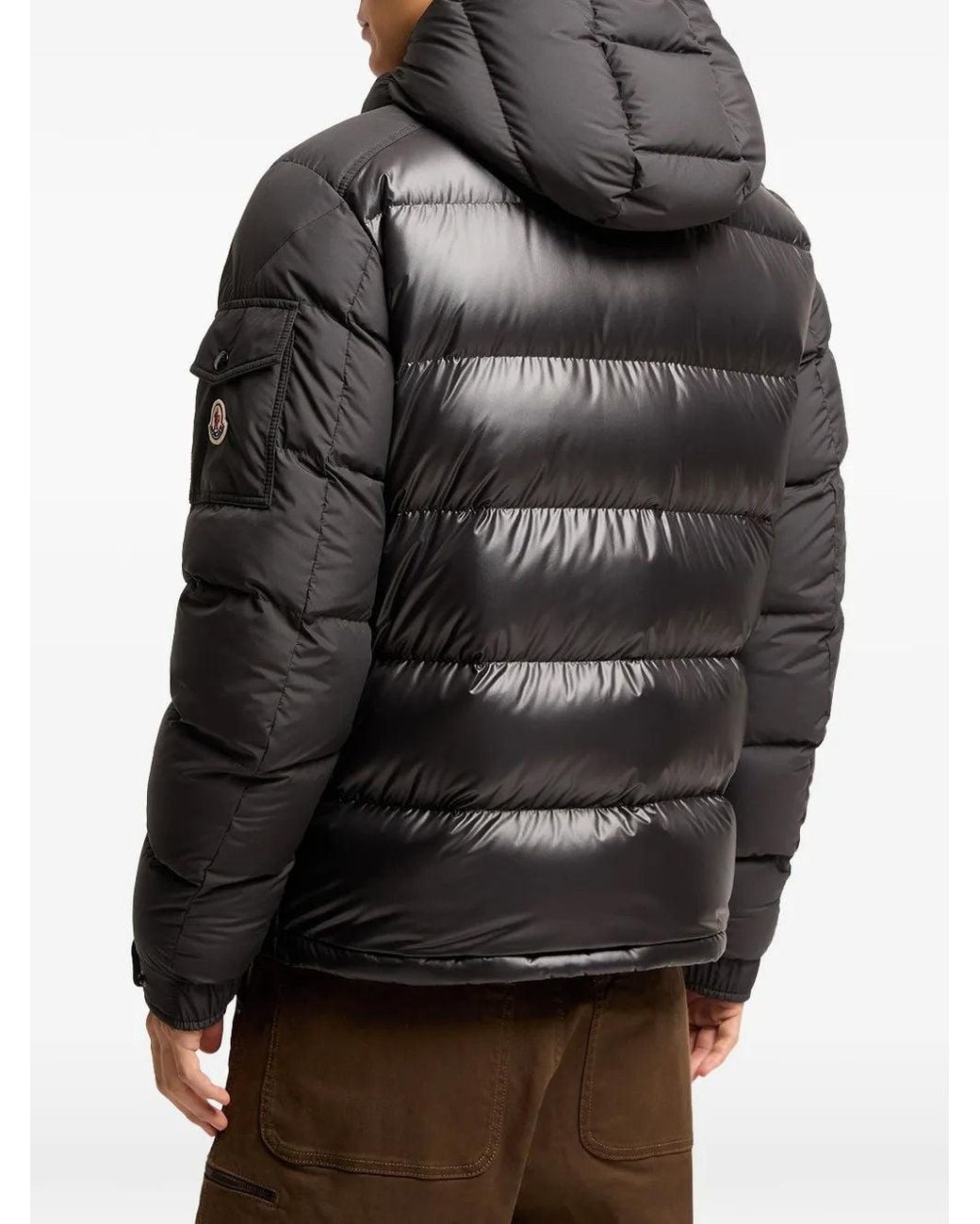 Moncler Black Doudoune Maya Noire Down Jackets for men