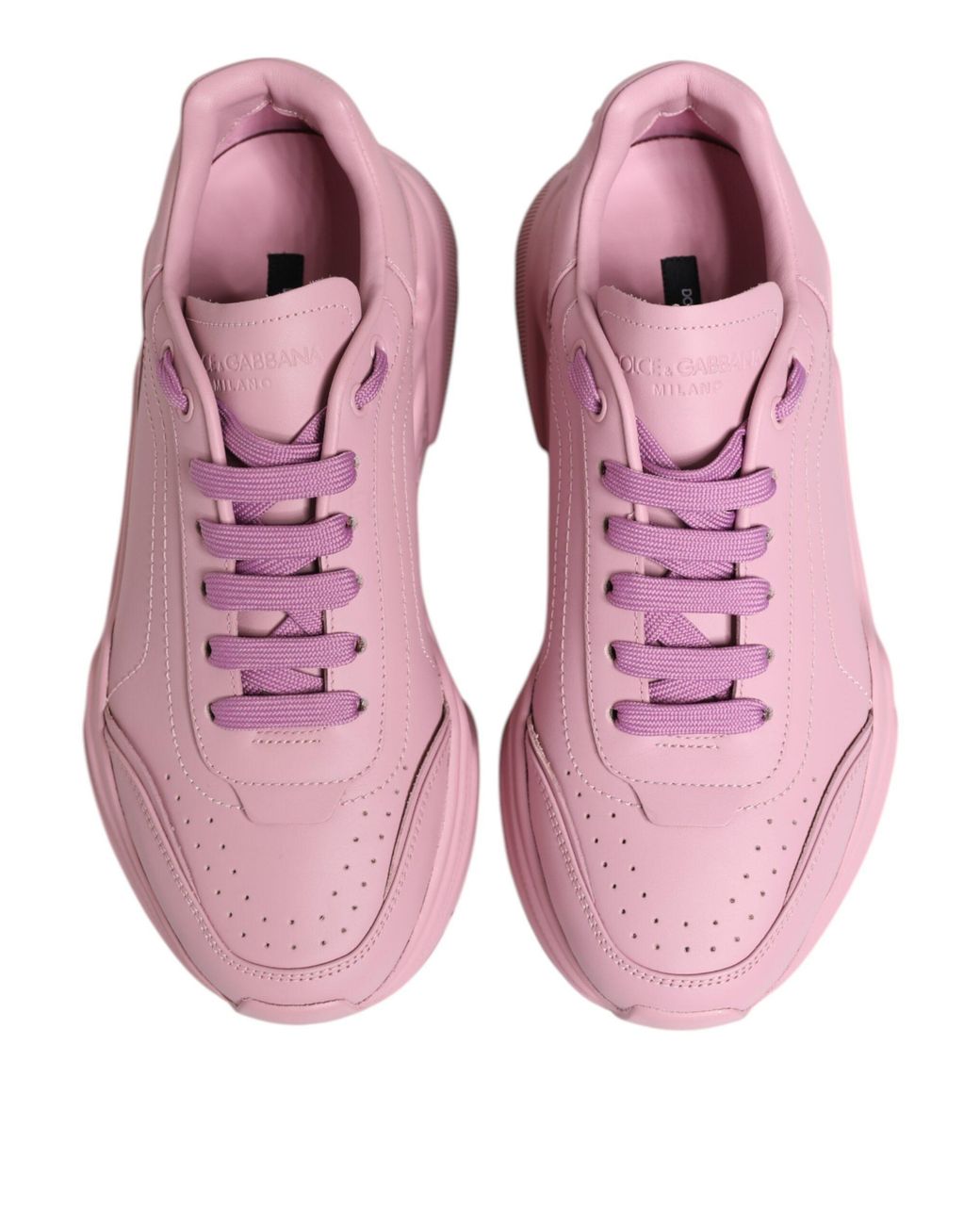 Dolce & Gabbana Pink Daymaster Sneakers Leather for men