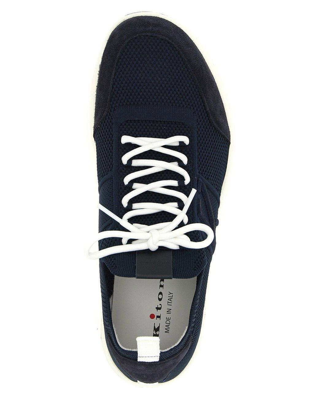 Kiton Blue Technical Cotton Sneaker