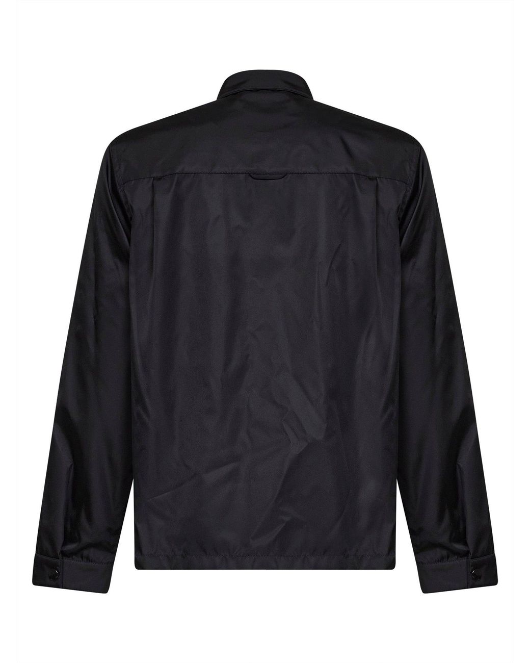 Prada Blue Shirt Re-Nylon Recycled Polyamide for men