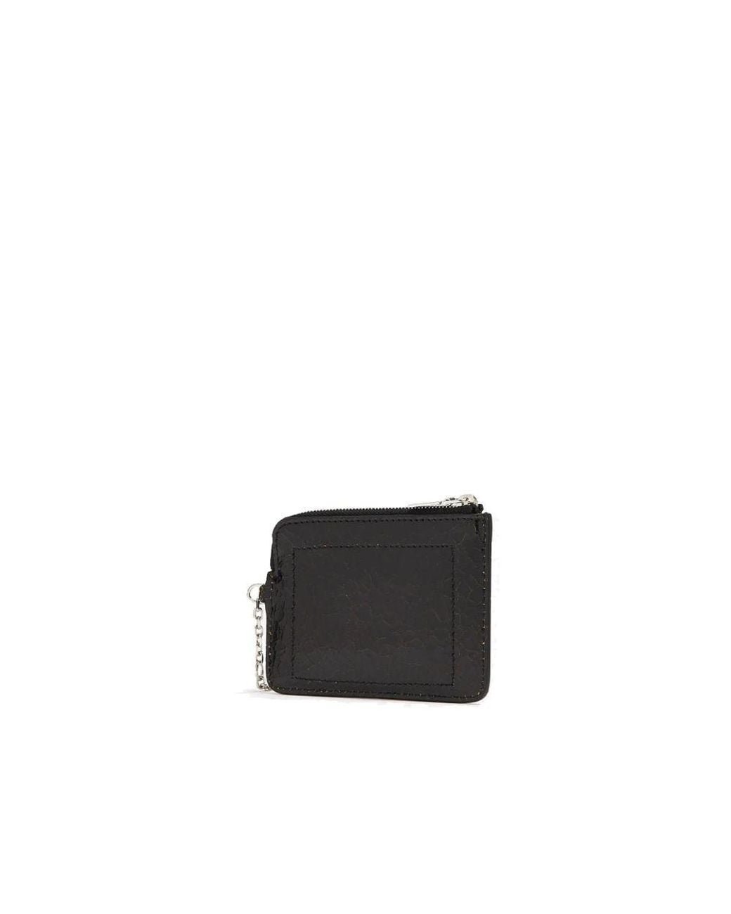 McQueen Black Calfskin Clutch Bag for men