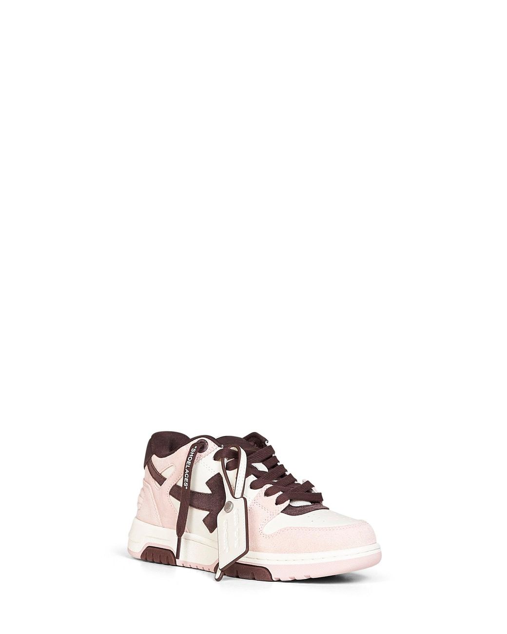 Off-White c/o Virgil Abloh White Off And Deep Burgundy Out Of Office Sneakers