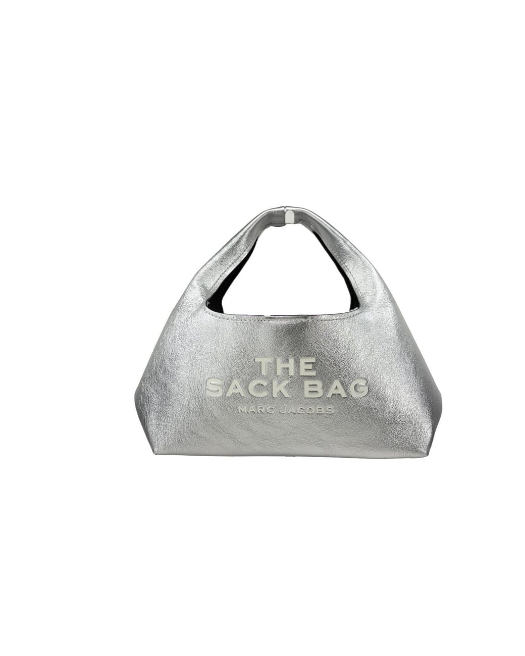 Marc Jacobs Black Leather The Mini Sack Bag Purse