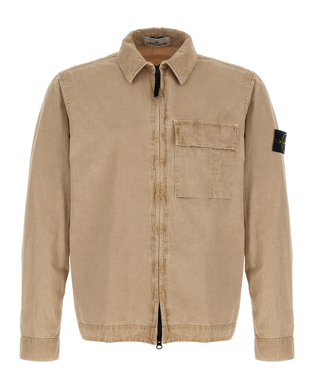 Stone Island Natural Cotton Blouse for men