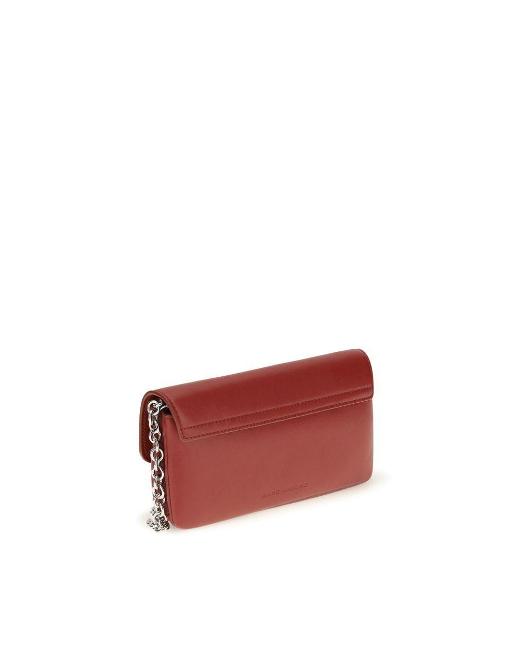 Marc Jacobs Red Calf Leather Bos Taurus Wallet