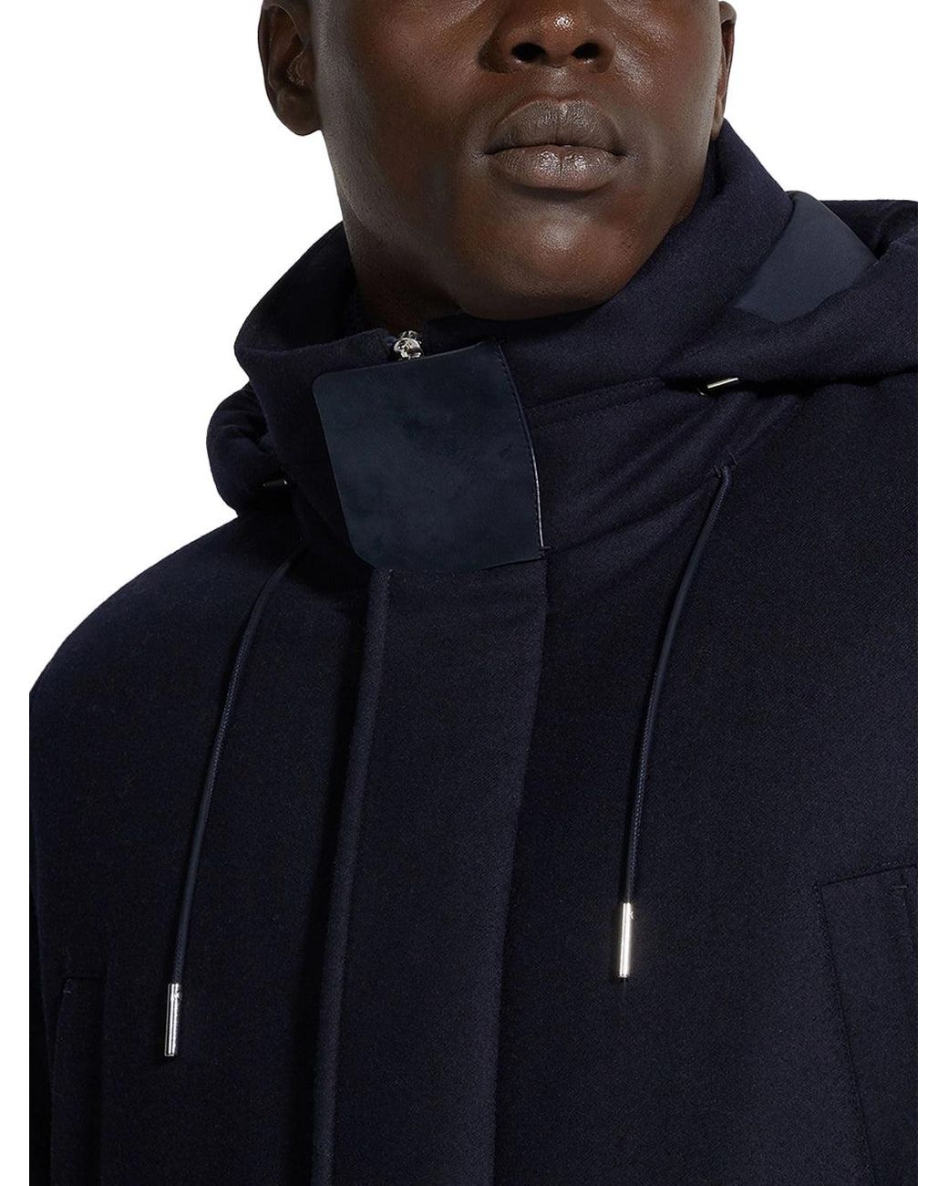 Zegna Blue Technical Parka for men