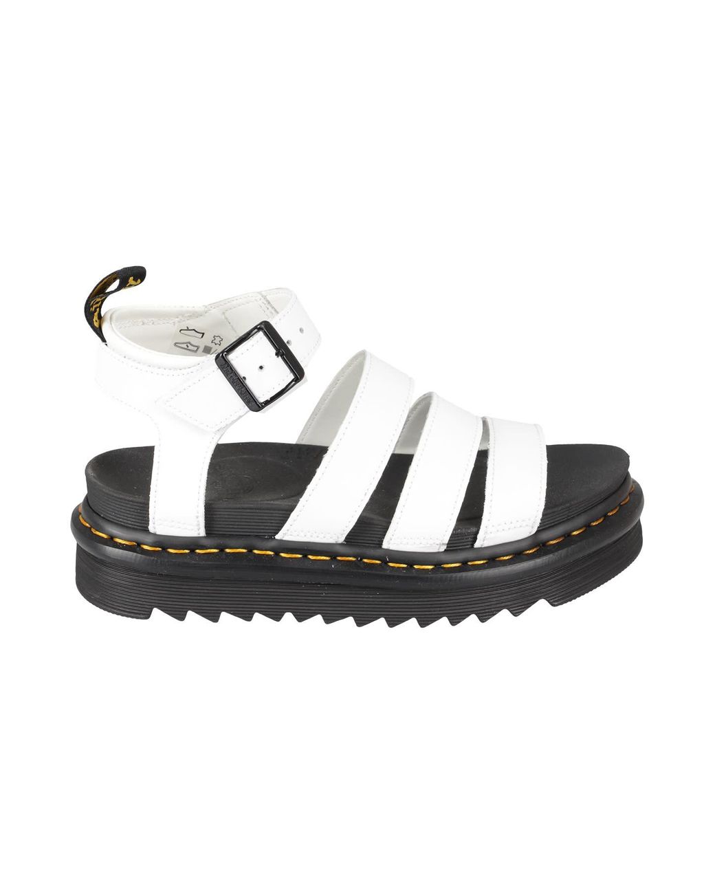 Dr. Martens Blaire White Hydro Leather | Lyst