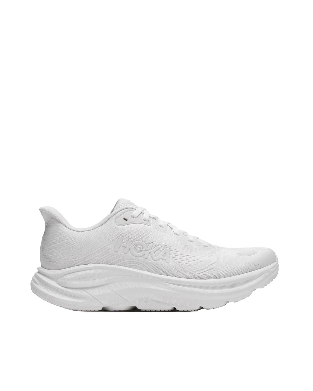 Hoka One One White Sneakers Clifton 11 Upper: Textile