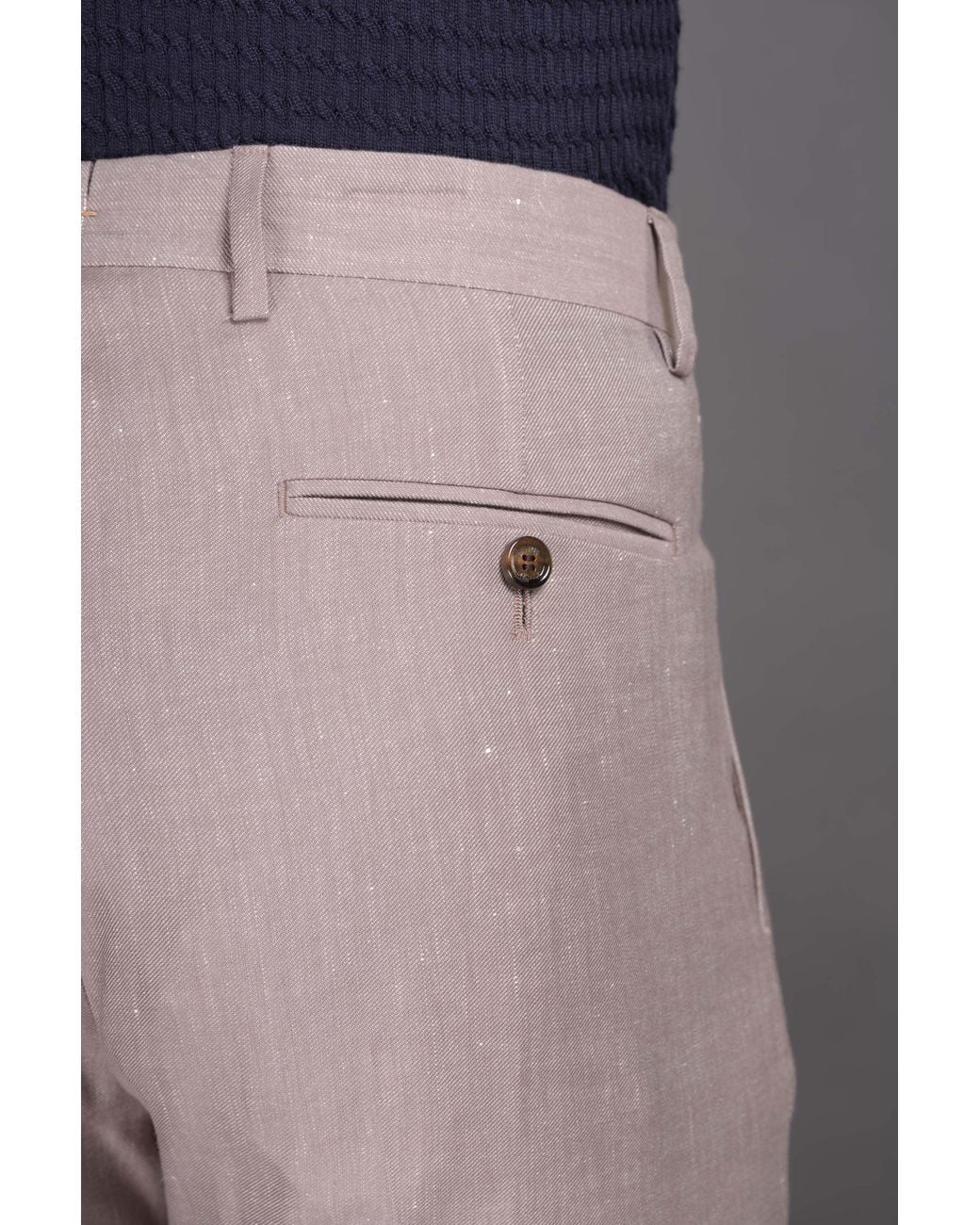 Moorer Black Light Tailored Trousers for men